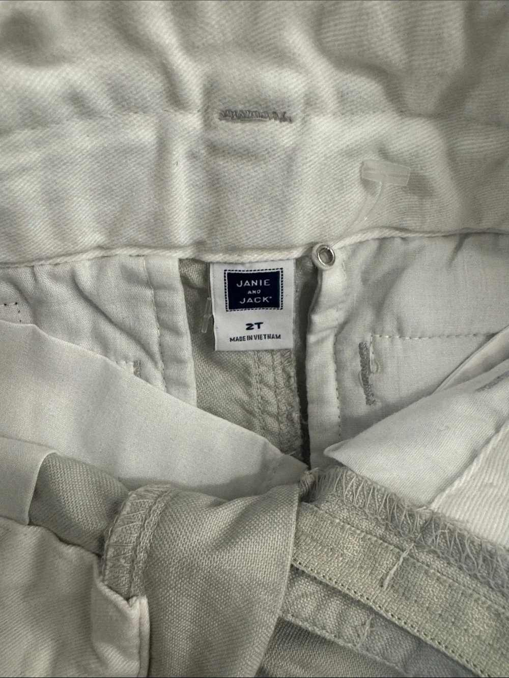 Janie and Jack Nautical Rope Linen Pants